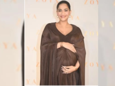 মঞ্চের কেন্দ্রবিন্দুতে সোনম কাপুরের মাতৃত্বকালীন উজ্জ্বলতা