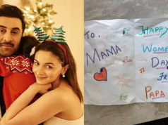 মা আলিয়ার জন্য বাবা ও মেয়ের আদুরে চিঠি